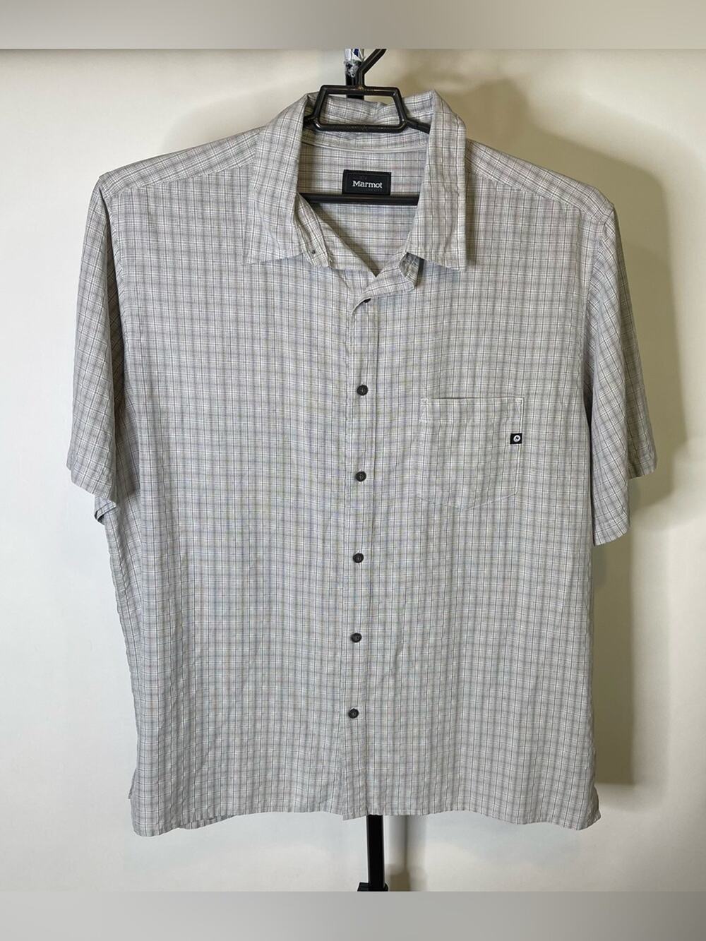 Marmot Plaid Short Sleeve Shirt Size XXL Men’s
